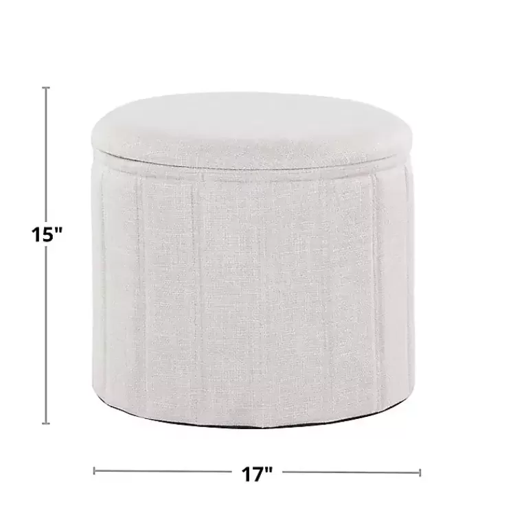 white_collapsible_storage_ottoman_5.webp Collapsible Storage Ottoman>Kirklands Home New