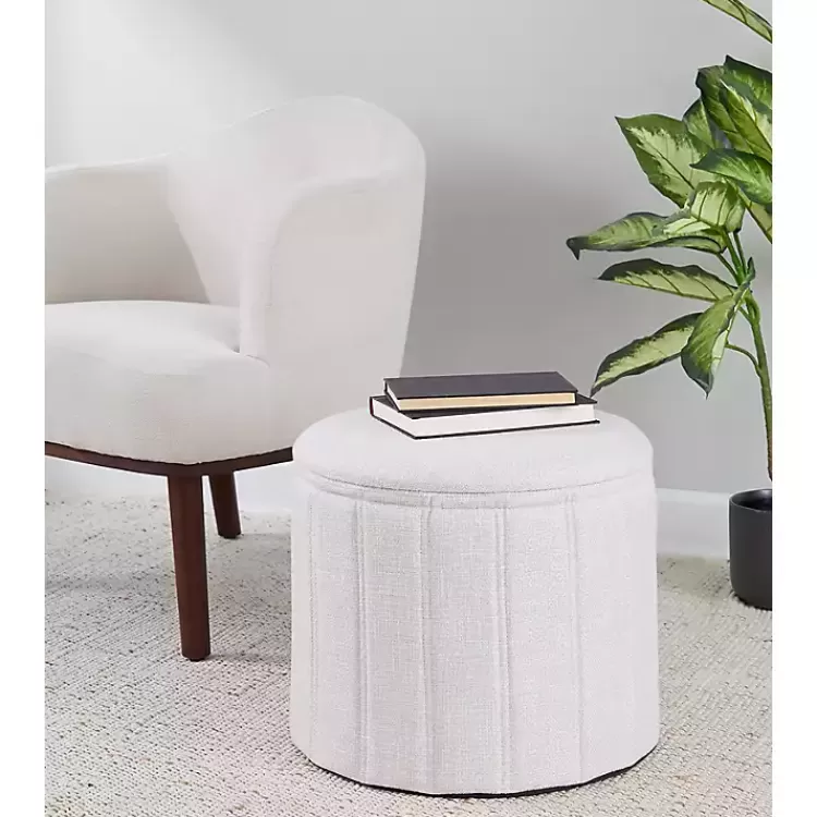 white_collapsible_storage_ottoman_9.webp Collapsible Storage Ottoman>Kirklands Home New