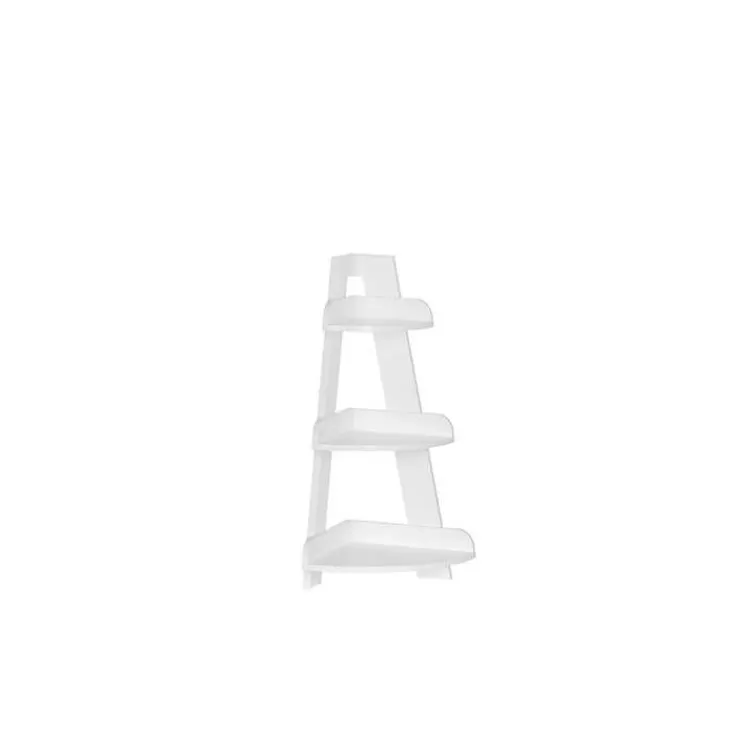 White Corner Ladder Shelf>Kirklands Home Outlet