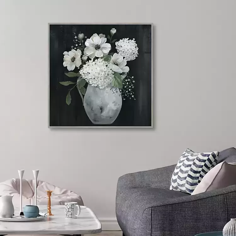 White Country Collection Framed Canvas Art Print>Kirklands Home Outlet