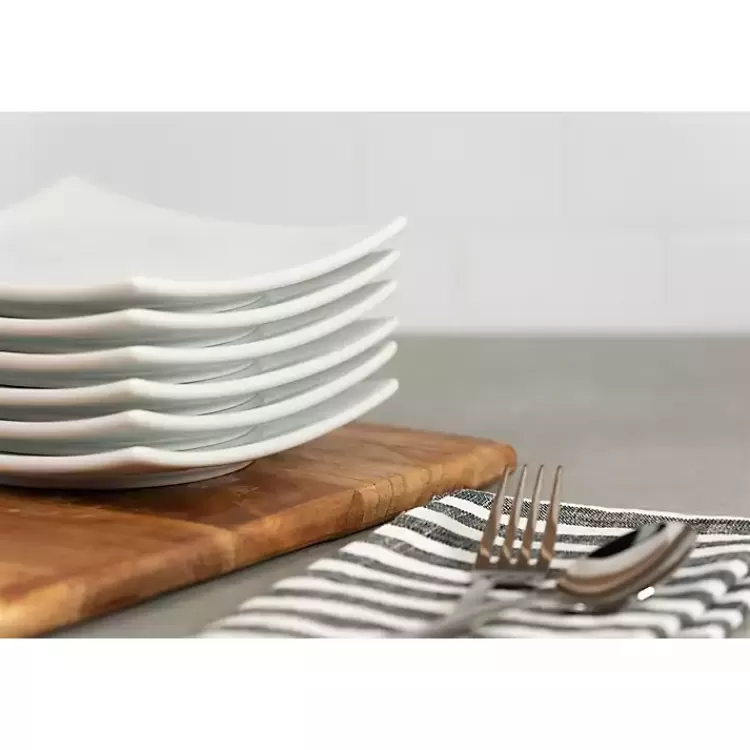 white_coupe_square_appetizer_plates_set_of__3.webp Coupe Square Appetizer Plates, Set of 6>Kirklands Home Outlet