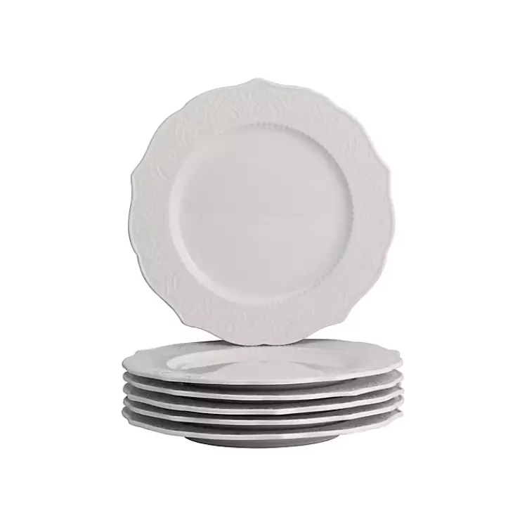 Dahlia Embossed Side Plates, Set of 6>Kirklands Home Online
