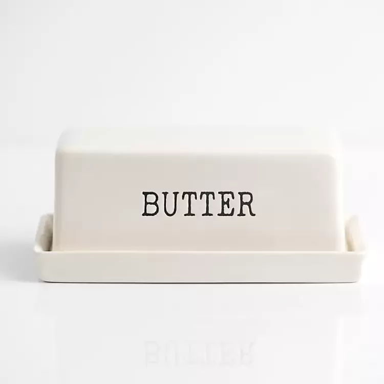 Debossed Butter Dish>Kirklands Home Fashion