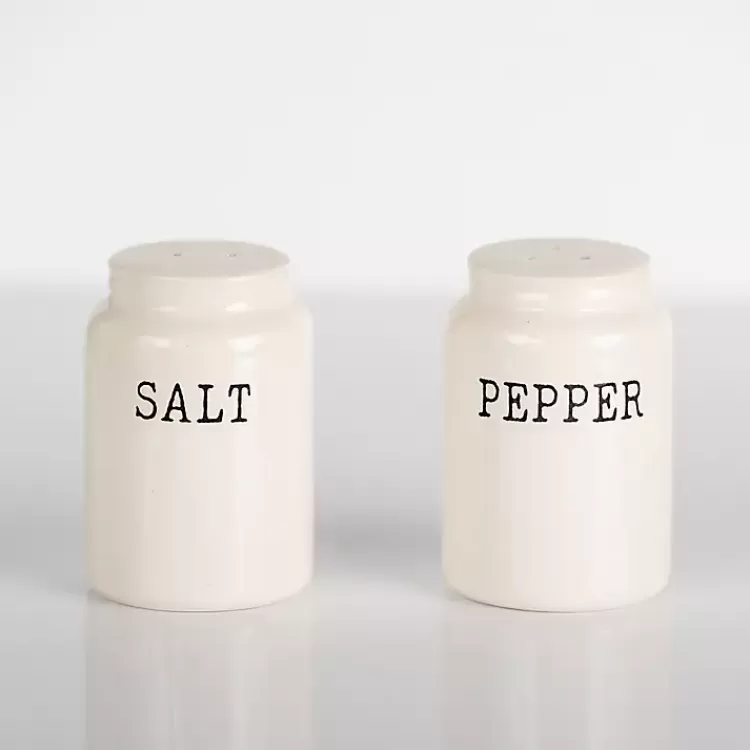 Debossed Salt and Pepper Shaker Set>Kirklands Home Clearance