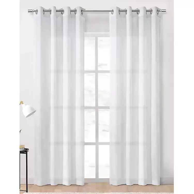Diamond Sheer Curtain Panel, 84 in.>Kirklands Home Cheap