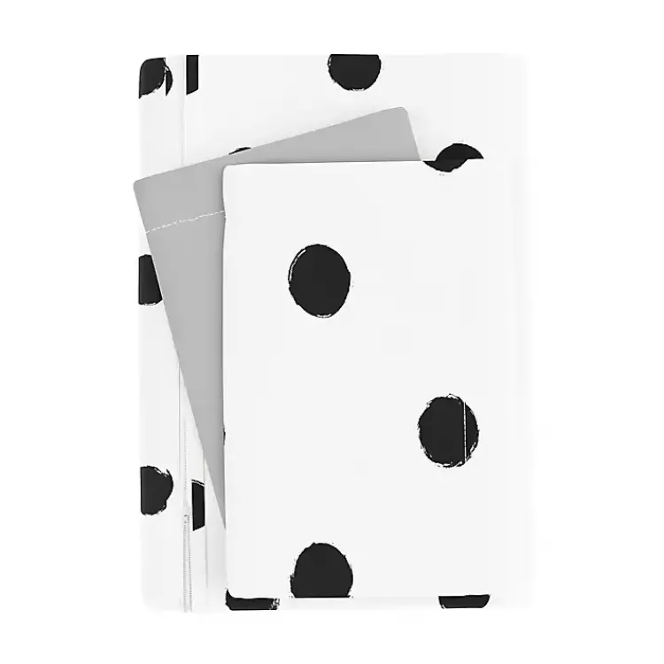 white_dotted_reversible_pc_twin_duvet_cover_set_2.webp White Dotted Reversible 2-pc. Twin Duvet Cover Set>Kirklands Home Cheap