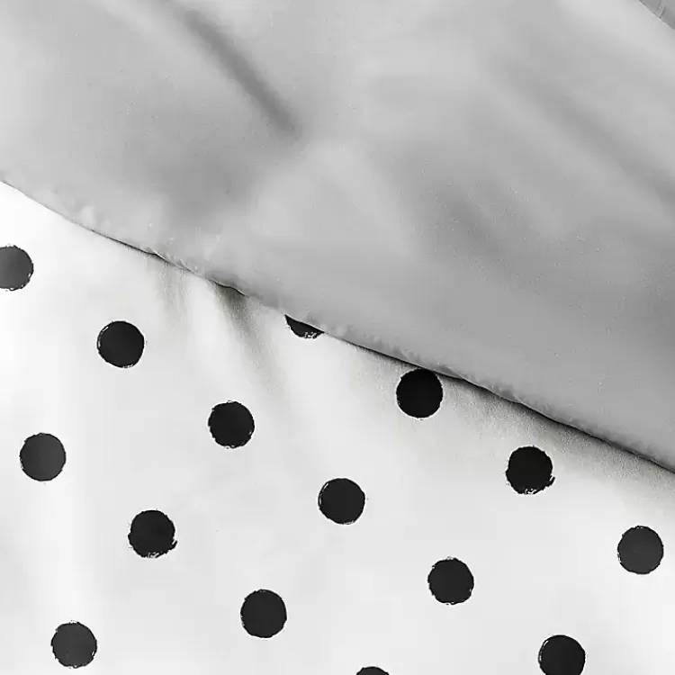 white_dotted_reversible_pc_twin_duvet_cover_set_3.webp White Dotted Reversible 2-pc. Twin Duvet Cover Set>Kirklands Home Cheap