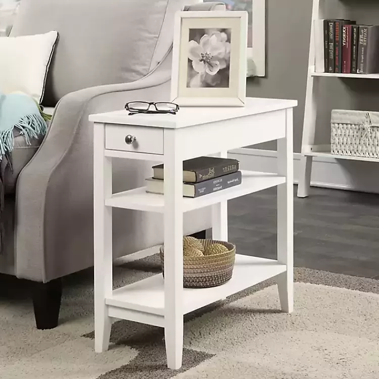 Double Shelf Wood Accent Table>Kirklands Home Fashion