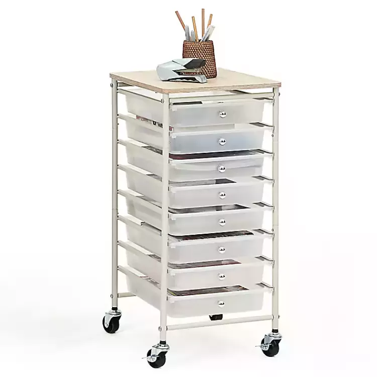 8-Drawer Rolling Storage Cart>Kirklands Home Cheap