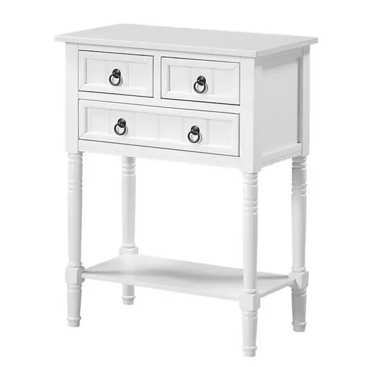 3-Drawer Turned Legs Accent Table>Kirklands Home Best Sale