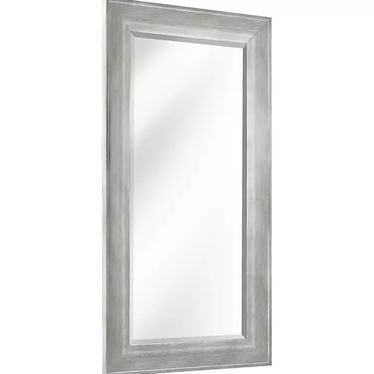 White Driftwood Framed Leaner Mirror>Kirklands Home Flash Sale
