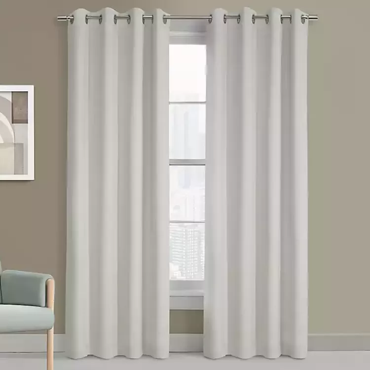 Faux Suede Blackout Curtain Panel, 95 in.>Kirklands Home Clearance