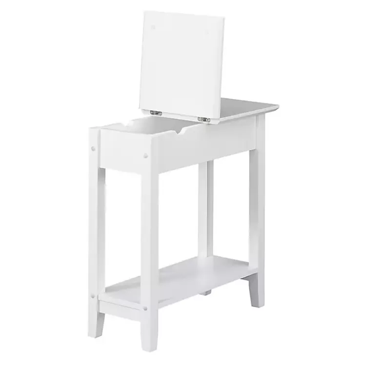 white_flip_top_charging_accent_table_4.webp Flip Top Charging Accent Table>Kirklands Home Cheap