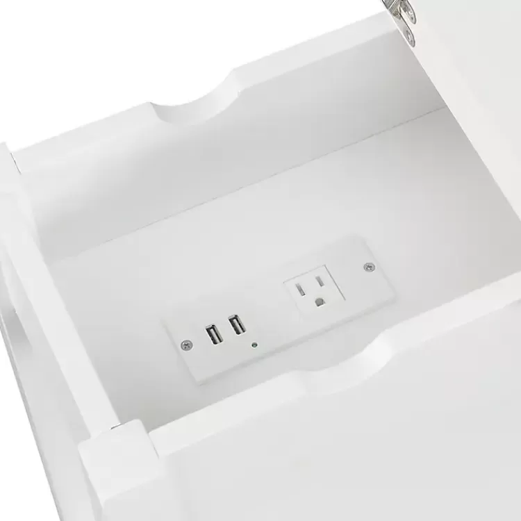 white_flip_top_charging_accent_table_5.webp Flip Top Charging Accent Table>Kirklands Home Cheap