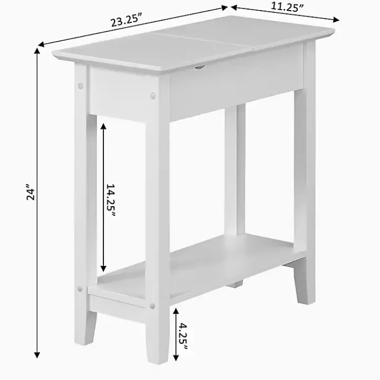 white_flip_top_charging_accent_table_6.webp Flip Top Charging Accent Table>Kirklands Home Cheap