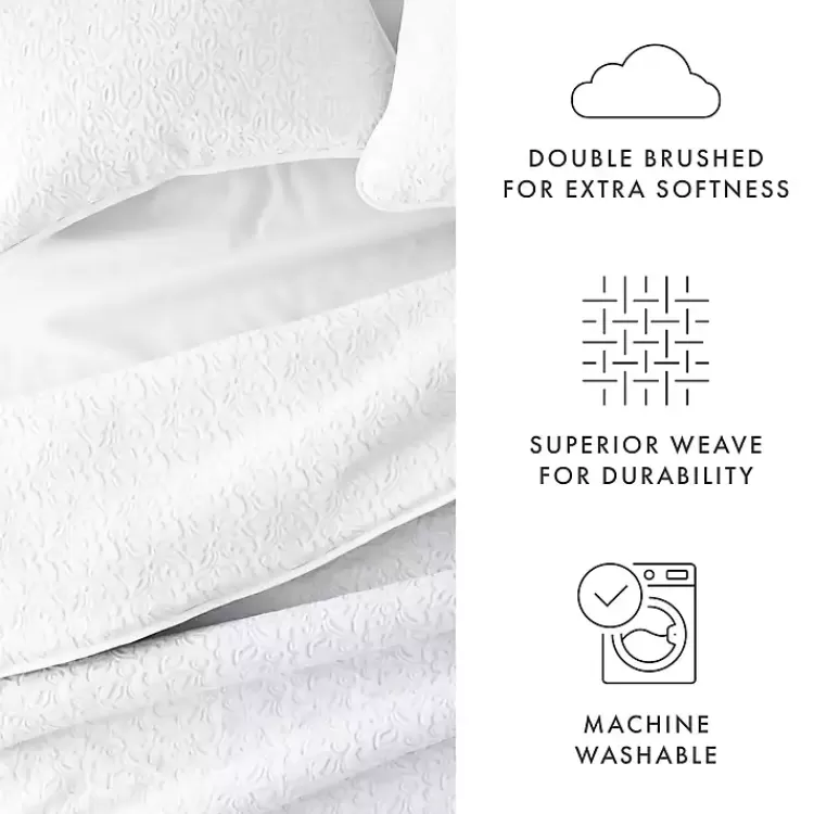 white_floral_stitch_pc_queen_quilt_set_5.webp Floral Stitch 3-pc. Queen Quilt Set>Kirklands Home Fashion
