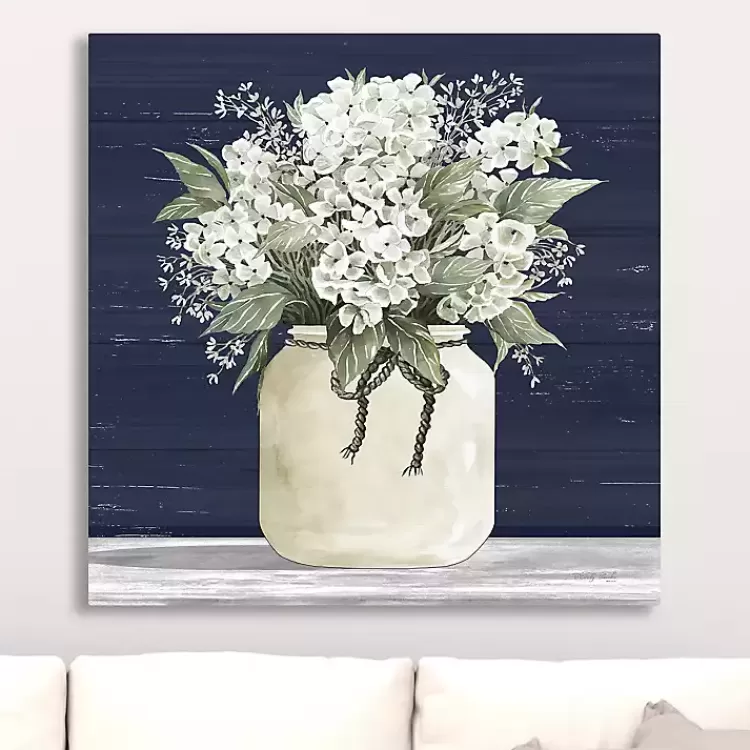 White Flowers II Giclee Canvas Print, 30x30 in.>Kirklands Home Best Sale