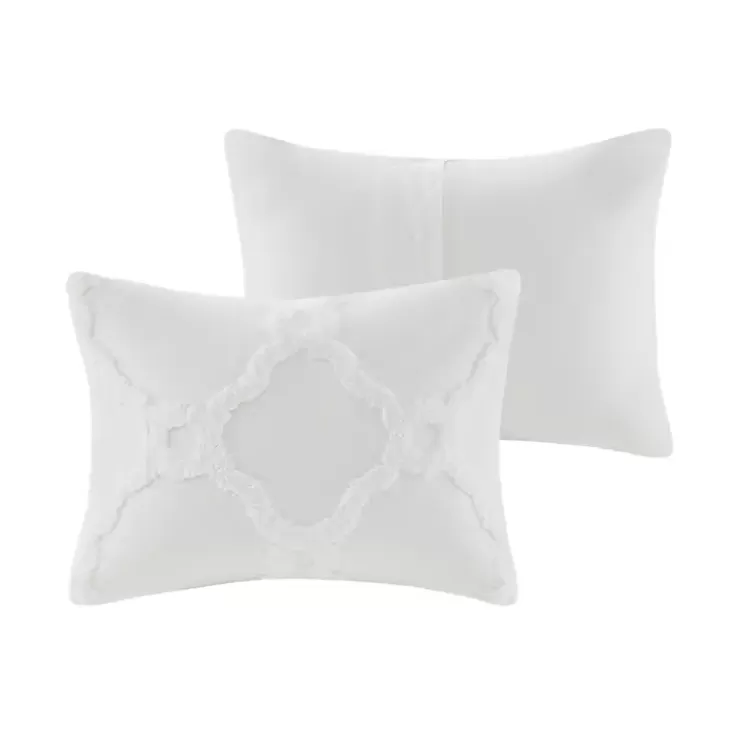 white_geometric_california_king_pc_comforter_set_5.webp Geometric California King 3-pc Comforter Set>Kirklands Home Discount