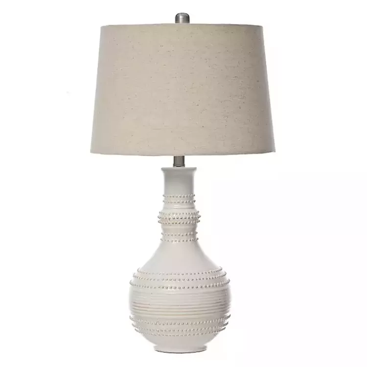 White Glaze Serenia Ceramic Table Lamp>Kirklands Home Hot