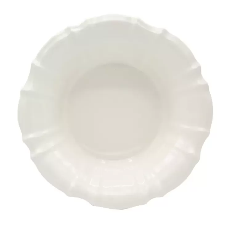 Glazed Scalloped Ceramic Pasta Bowl>Kirklands Home Flash Sale