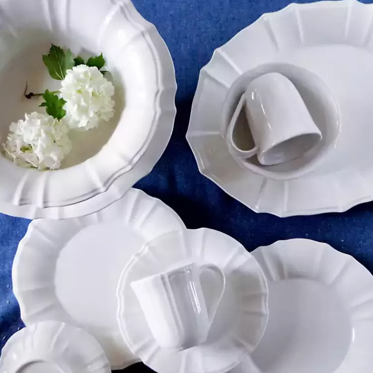 white_glazed_scalloped_ceramic_pasta_bowl_2.webp Glazed Scalloped Ceramic Pasta Bowl>Kirklands Home Flash Sale