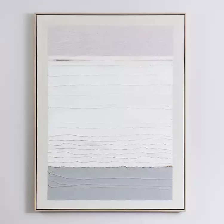 White Gray Abstract Framed Wall Art>Kirklands Home Hot