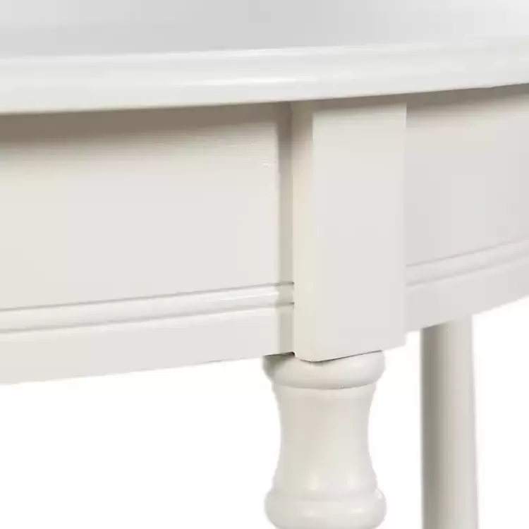 white_half_moon_tinslee_console_table_6.webp Half Moon Tinslee Console Table>Kirklands Home Fashion