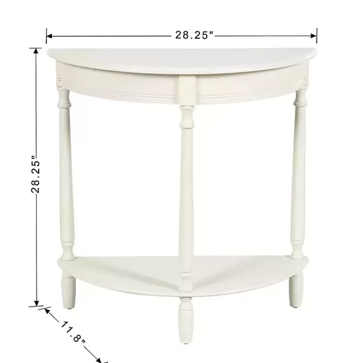 white_half_moon_tinslee_console_table_7.webp Half Moon Tinslee Console Table>Kirklands Home Fashion