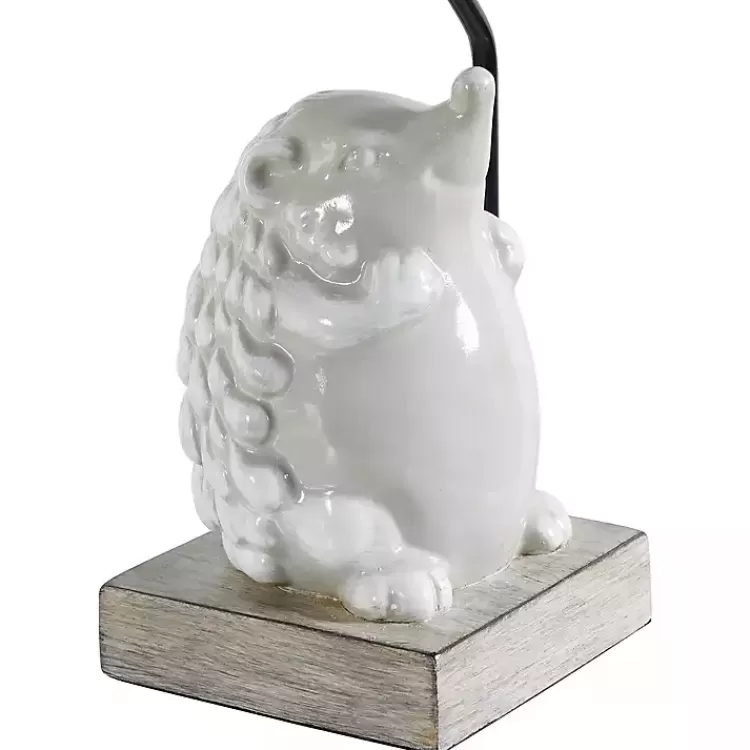 white_hedgehog_accent_table_lamp_4.webp White Hedgehog Accent Table Lamp>Kirklands Home New