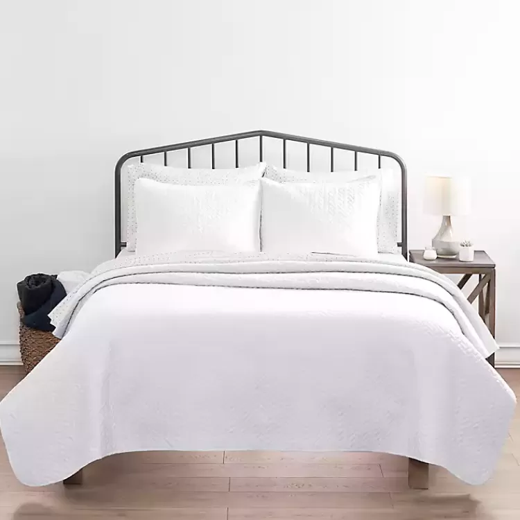 Herringbone Quilted 2-pc. Twin Coverlet Set>Kirklands Home New