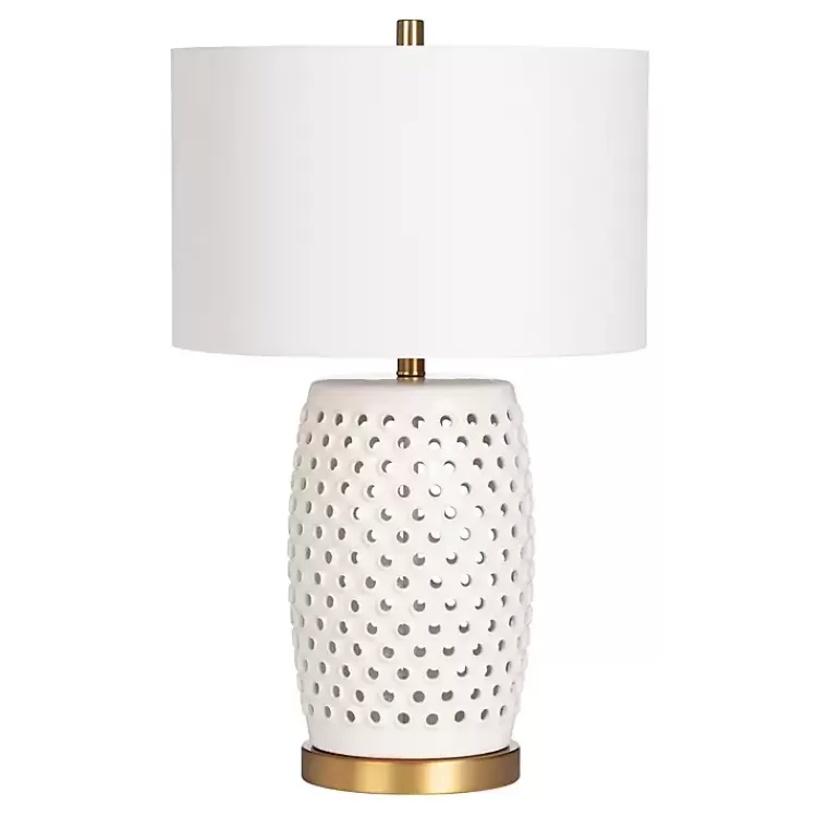 Hobnail Table Lamp with Nightlight>Kirklands Home Flash Sale