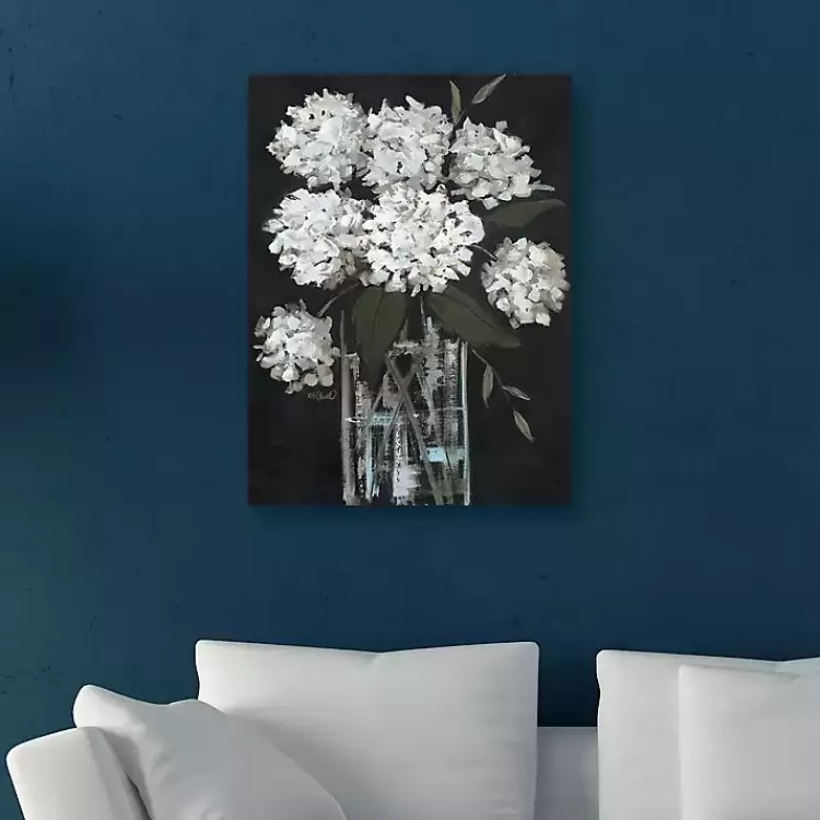 White Hydrangea Giclee Canvas Art Print>Kirklands Home New