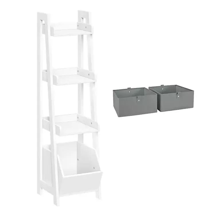 Ladder Shelf with Cubby, 13 in.>Kirklands Home Hot