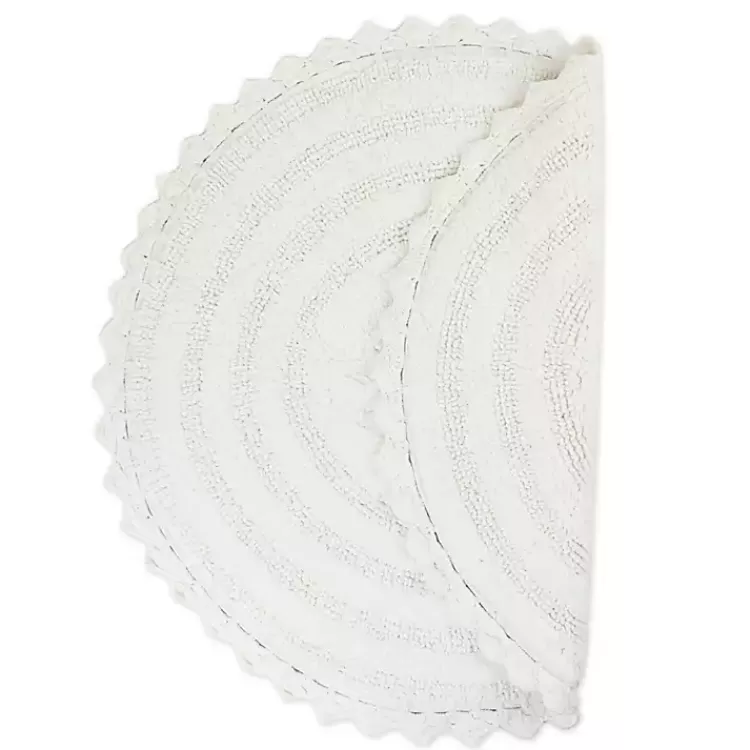 Large Crochet Round Bath Mat>Kirklands Home Best Sale