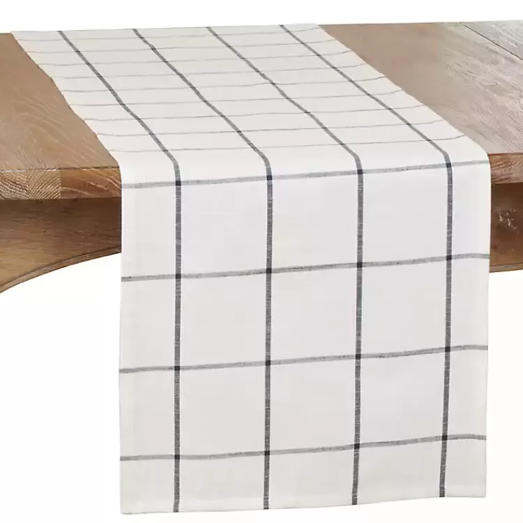 Large Plaid Long Table Runner, 72 in.>Kirklands Home Hot