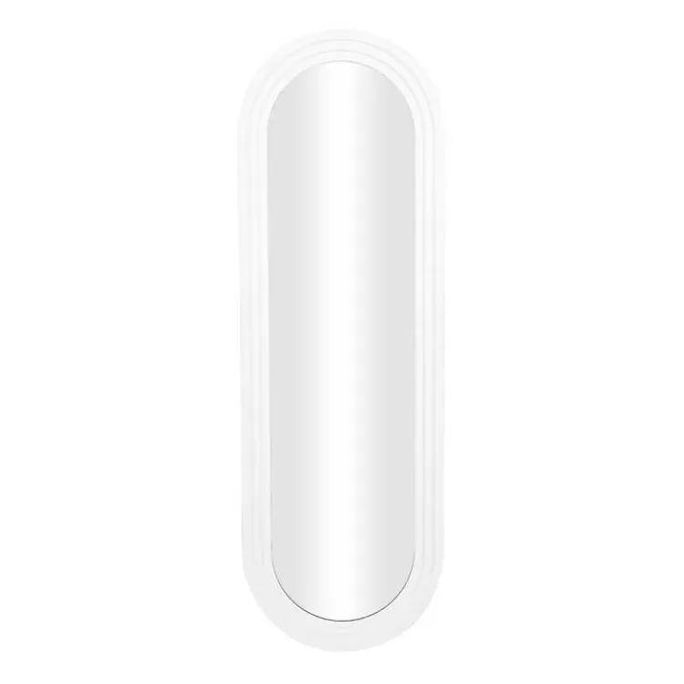 White Layered Frame Oblong Wall Mirror>Kirklands Home Best