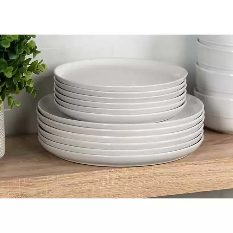 white_linear_salad_plates_set_of__4.webp Linear Salad Plates, Set of 6>Kirklands Home Flash Sale