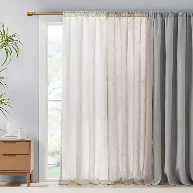 white_linen_blend_curtain_panel_set__in_2.webp Linen Blend Curtain Panel Set, 84 in.>Kirklands Home Outlet