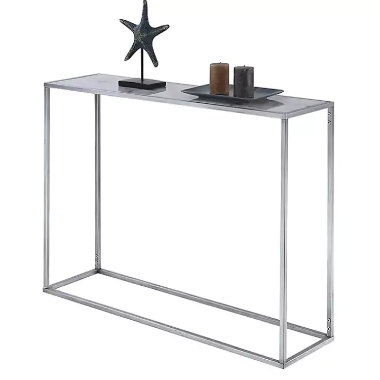 white_marble__silver_metal_slim_console_table_2.webp White Marble & Metal Slim Console Table>Kirklands Home New