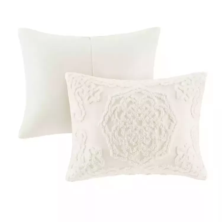 white_medallion_fullqueen_pc_comforter_set_5.webp Medallion Full/Queen 3-pc. Comforter Set>Kirklands Home Store