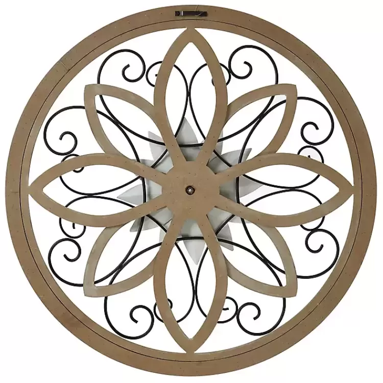 white_metal_and_wood_floral_round_wall_plaque_3.webp White Metal and Wood Floral Round Wall Plaque>Kirklands Home Sale