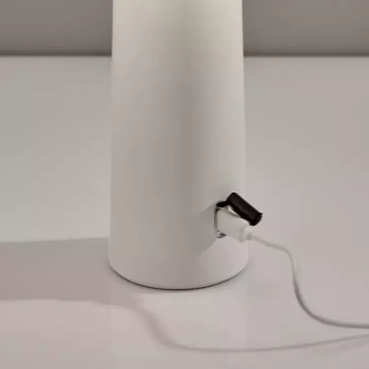Metal Dome Frosted Light Cordless Table Lamp>Kirklands Home Flash Sale
