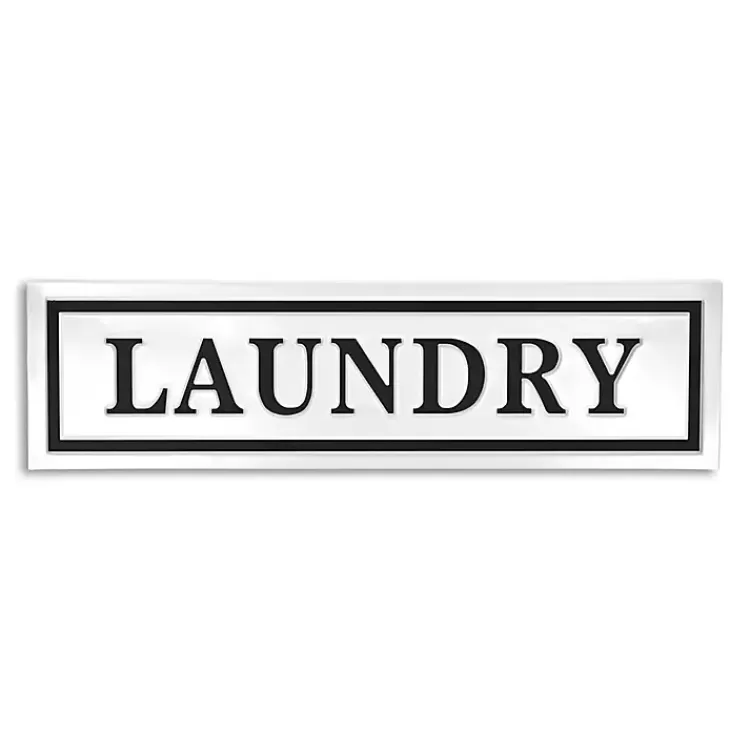 Metal Laundry Wall Sign>Kirklands Home Store