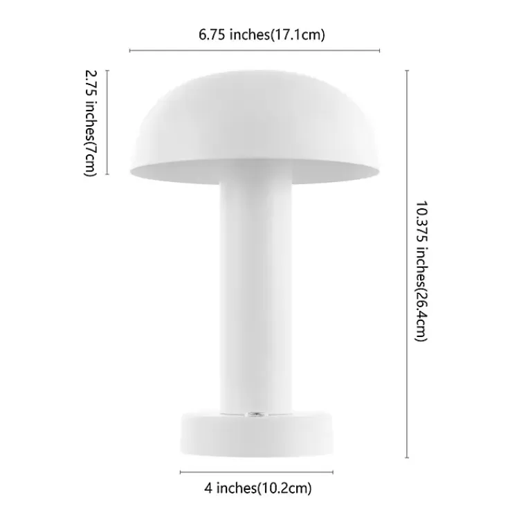 white_metal_led_cordless_touch_lamp__in_3.webp Metal LED Cordless Touch Lamp, 10 in.>Kirklands Home Outlet