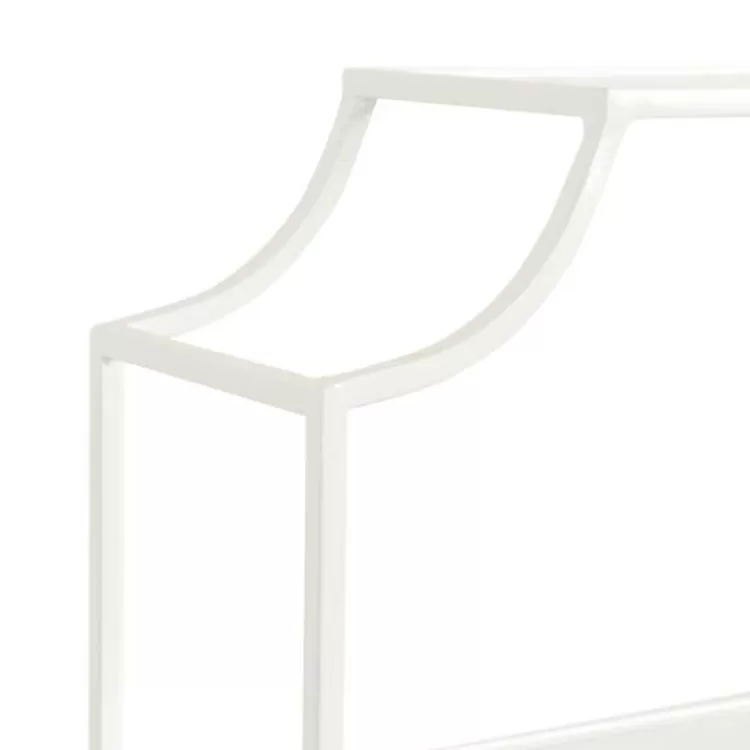 white_metal_scalloped_tier_glass_wall_shelf_2.webp Metal Scalloped 3-Tier Glass Wall Shelf>Kirklands Home Discount
