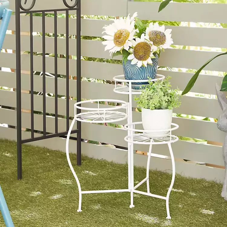 Metal Starburst 3-Tier Plant Stand>Kirklands Home Discount