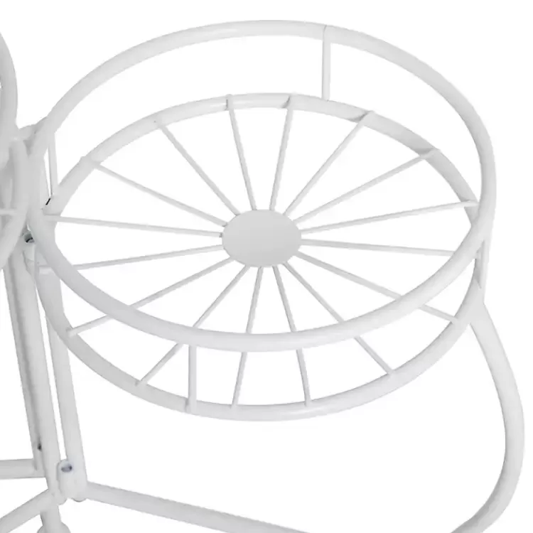 white_metal_starburst_tier_plant_stand_3.webp Metal Starburst 3-Tier Plant Stand>Kirklands Home Discount