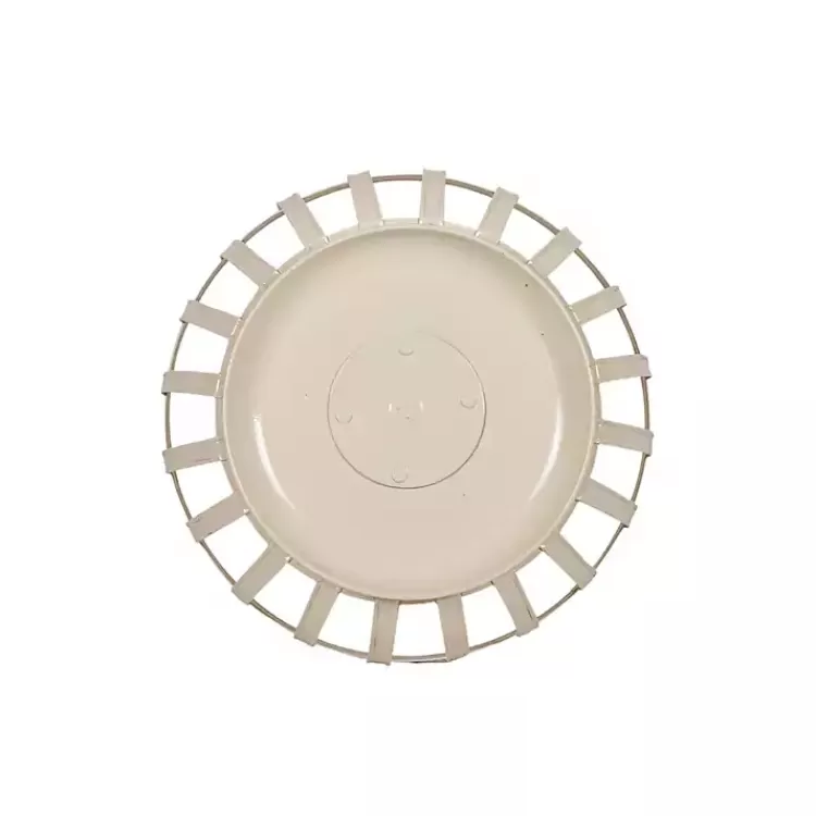 white_metal_tier_kitchen_basket_3.webp Metal 2-Tier Kitchen Basket>Kirklands Home Discount