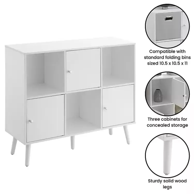 white_midcentury_modern_cubby_cabinet_3.webp Mid-Century Modern Cubby Cabinet>Kirklands Home Cheap