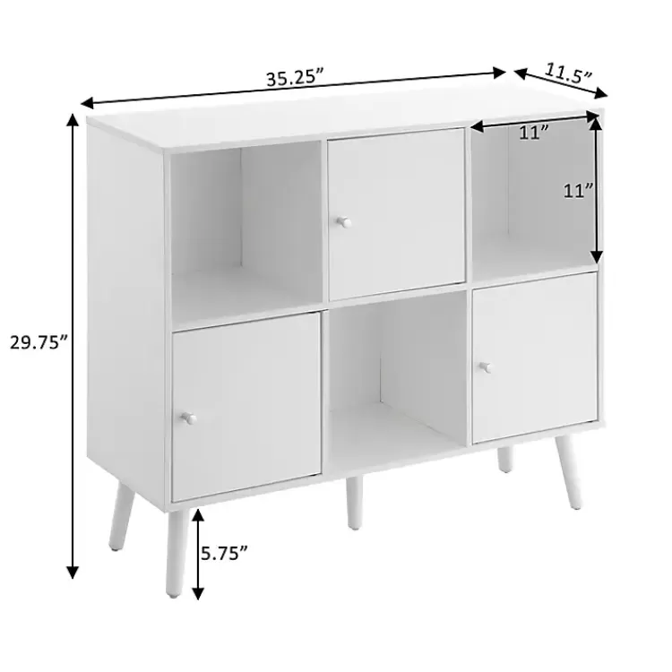 white_midcentury_modern_cubby_cabinet_7.webp Mid-Century Modern Cubby Cabinet>Kirklands Home Cheap